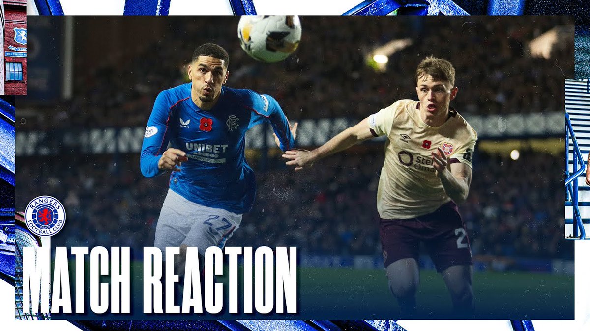 ๐๏ธ Leon Balogun spoke to RangersTV following this evening's match against Hearts.
