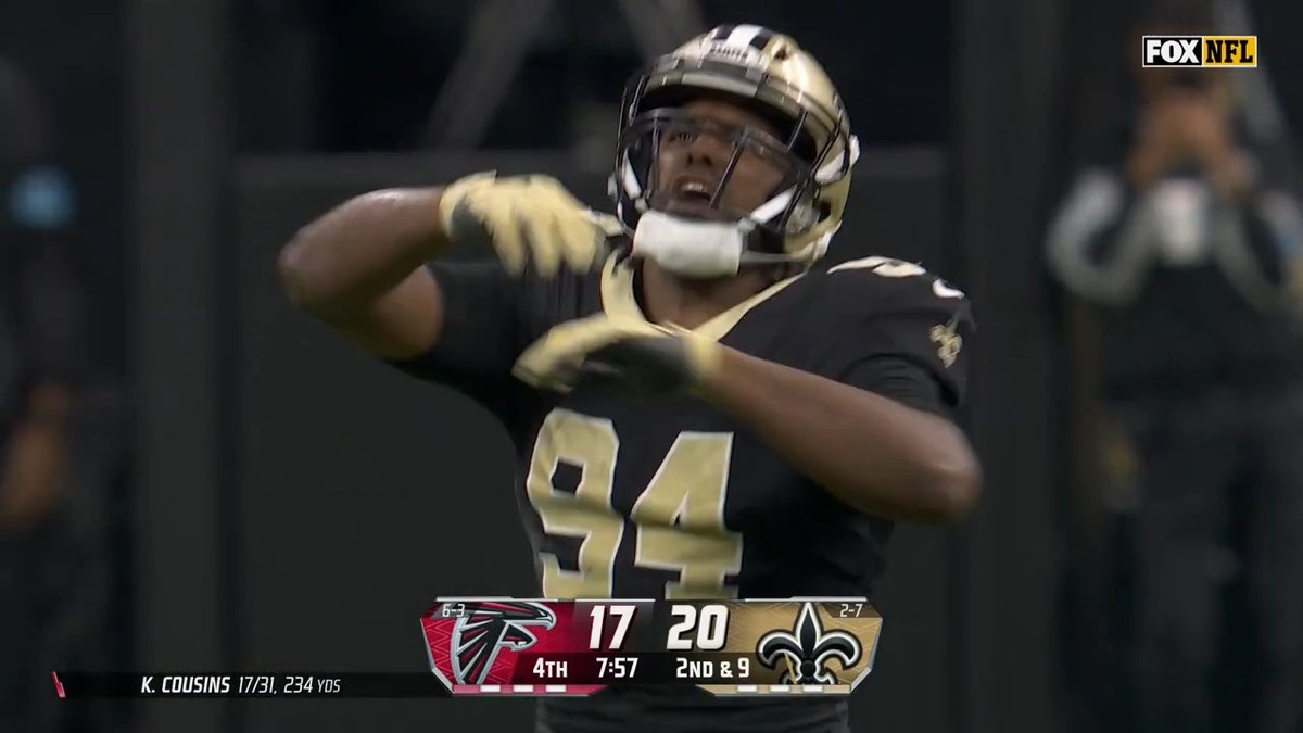 CAM JORDAN SACK 📺 FOX