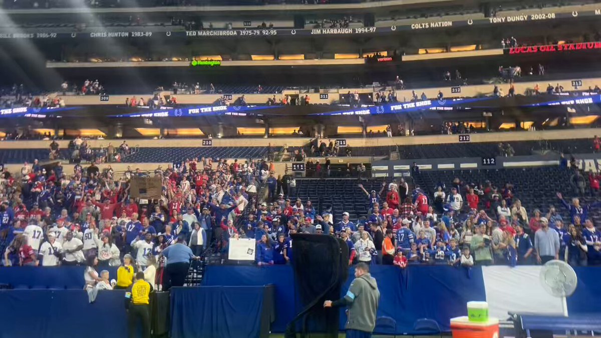 Incredible #BillsMafia takeover in Indy! Postgame video: