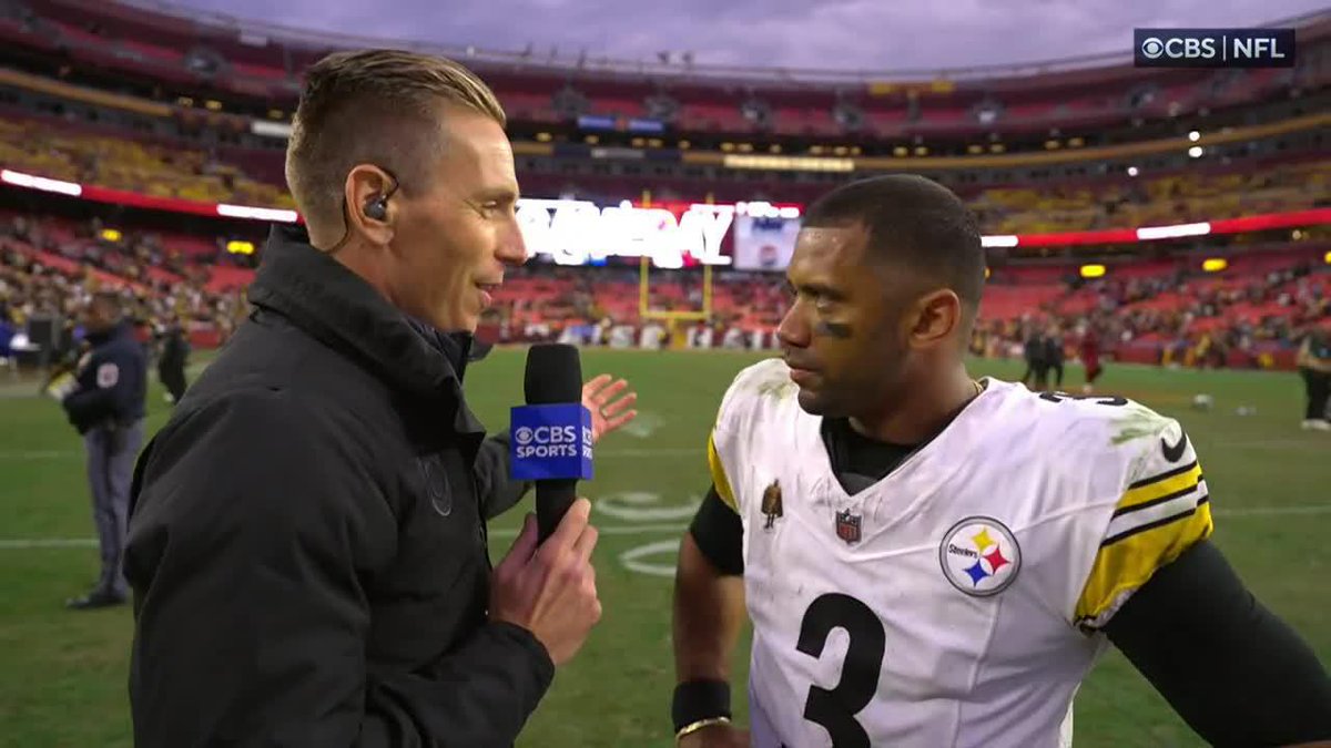 Wilson after the Commanders game. #Steelers #NFL
