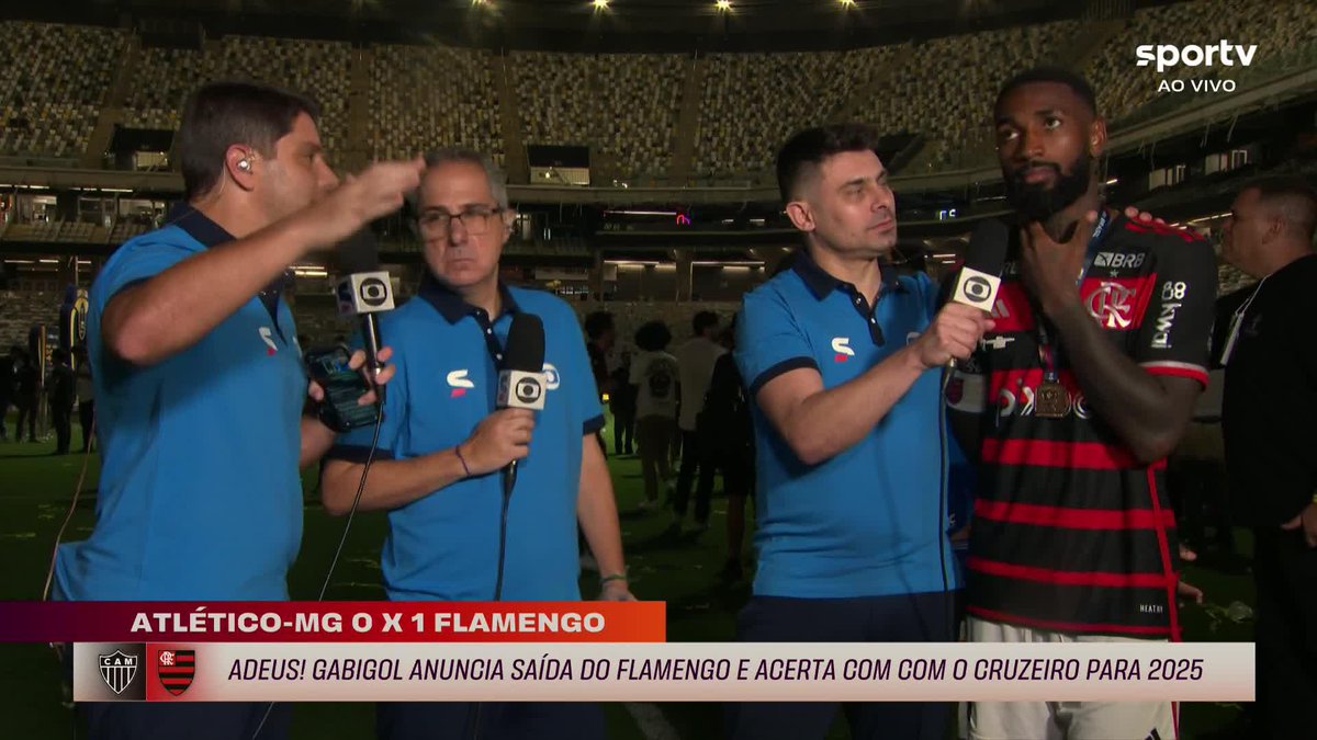 Gerson mandou um recado para Gabigol: "Como torcedor, agradeço por tudo que ele fez pelo nosso Flamengo. É um ídolo. Mais uma vez nos ajudou em uma final (fazendo 2 gols no primeiro jogo.) Futebol é assim." 🎥ge