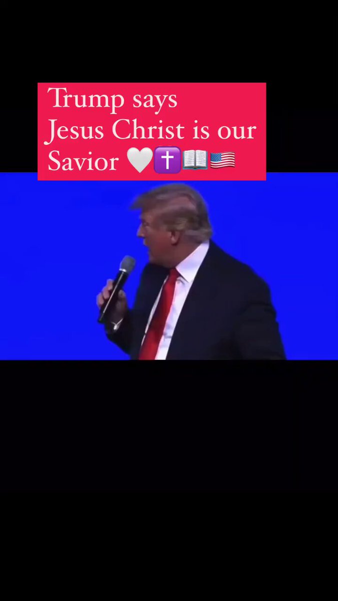 ‼️ PRESIDENT-ELECT TRUMP Jesus Christ is our SAVIOR 🙏 “Our country needs a savior and has a savior. Its not me. The life, death, &amp; resurrection of Jesus changed the world.” THE GREAT AMERICAN SPIRITUAL COMEBACK #trump #maga #maha