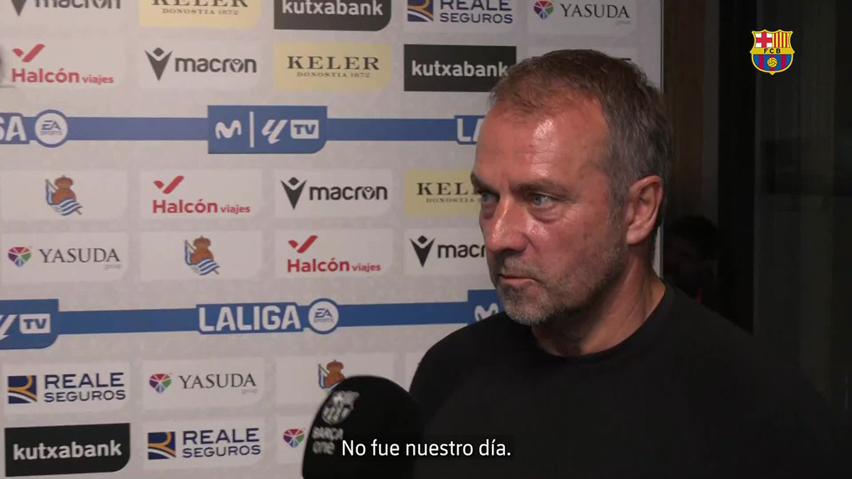 🎙️ Hansi Flick y Marc Casadó analizan la derrota contra la Real Sociedad