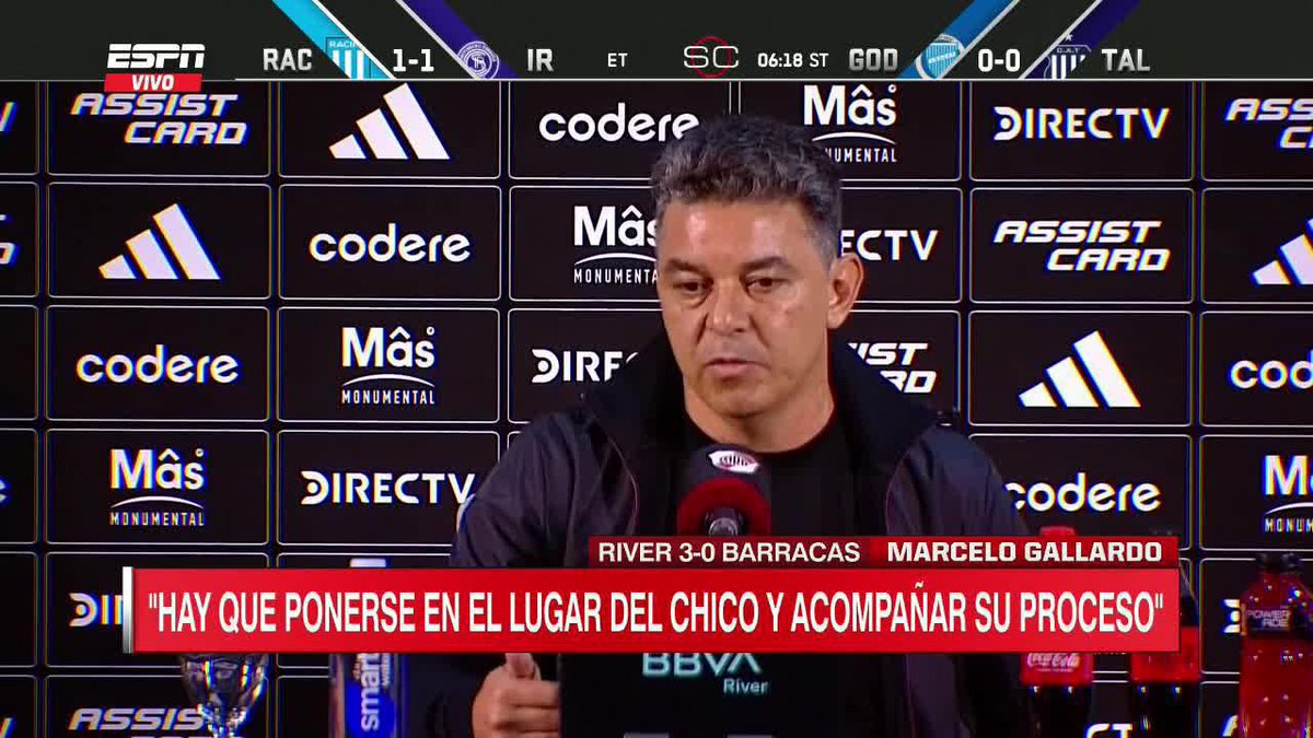 Sin caretas, sin pelos en la lengua y después de haber goleado. Aunque al sistema le guste tirar la mierda abajo de la alfombra, Marcelo Gallardo dice lo que pocos se animan a decir principalmente por temor. Qué bueno que sea nuestro.