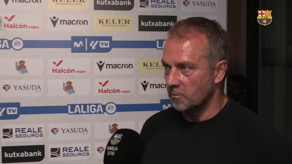🎙️ Hansi Flick and Marc Casadó analyze the defeat to Real Sociedad.