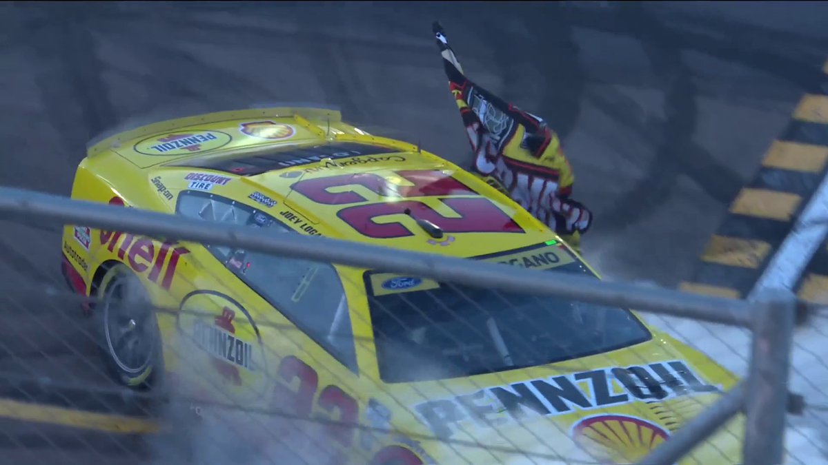 Burn 'em down, champ. 😎🏁 Joey Logano | Team Penske