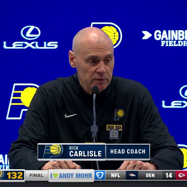 Carlisle after the #Pacers' win over the Knicks: "What a game. What a great crowd. There's nothing like a bunch of pissed off Colts fans to really make the atmosphere what it needs to be for a game against New York. Happy that all those folks showed up."