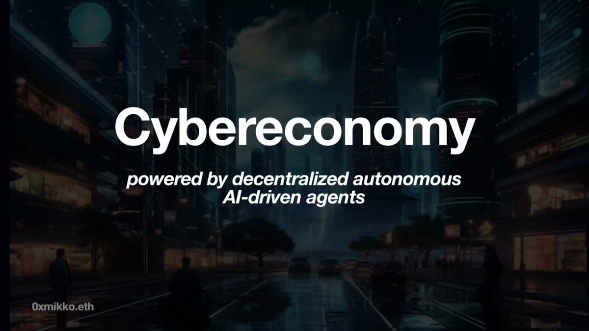 Decentralized Autonomous AI Agents: The Future of Smart Contracts Truly gamifying DeFi with AI… omg buzzwords, ban+report?! Not quite. We can make strategies, gamified entries-exits, conditions for positions, etc. All are accessible via simple text. Intelligent DeFi made real. I’m excited to share my research on AI-driven autonomous agents! Instead of merely speculating about the future, I built a working prototype (learning by building) of a new Cyber economy that implements this vision. Let's discuss it at DevCon!