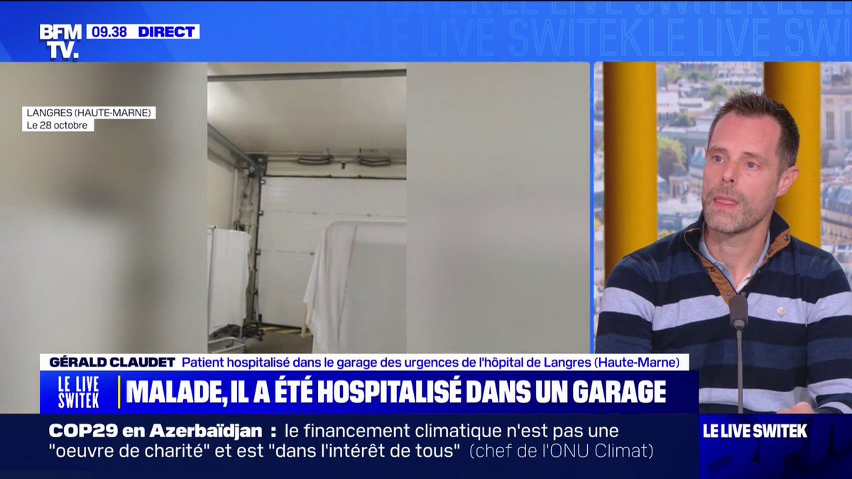 Hospitalisé dans un garage. En France, en 2024. 48% du PIB , c'est le poids des prélèvements obligatoires en France. Pour ce résultat ?