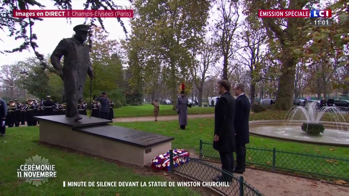🔴 EN DIRECT - 11-Novembre ➡️ Emmanuel Macron et Keir Starmer redent hommage à Winston Churchill. 📺 Suivez la cérémonie de commémoration de l'Armistice sur LCI