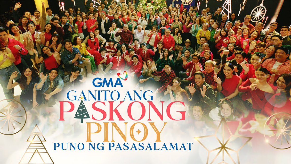 Pasko na, mga Kapuso! Punuin natin ng tuwa, pagmamahal, at pasasalamat ang isa't isa dahil #GanitoAngPaskongPinoy! 💙💚❤️🎄🌟🌈 #GMAChristmasStationID2024 #GMACSID2024