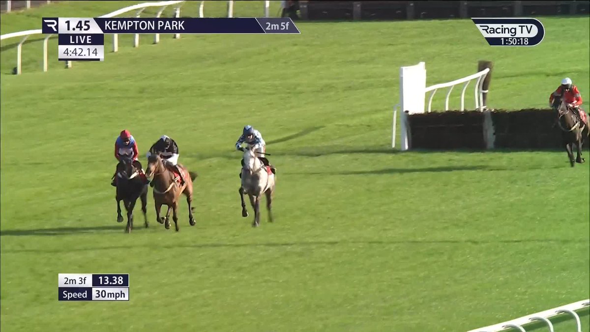 😍 Califet En Vol gets his hurdles career off to a flyer at Kempton with a facile victory for Nicky Henderson. 🌟 He's going to be a cracking 3m Chaser next year.