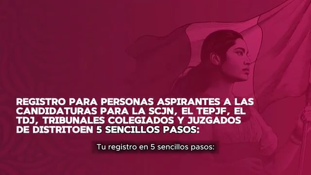 ¿Eres abogada o abogado? Participa en el proceso de elección extraordinario para personas juzgadoras 2024-2025, la convocatoria concluye el 24 de noviembre. Más información