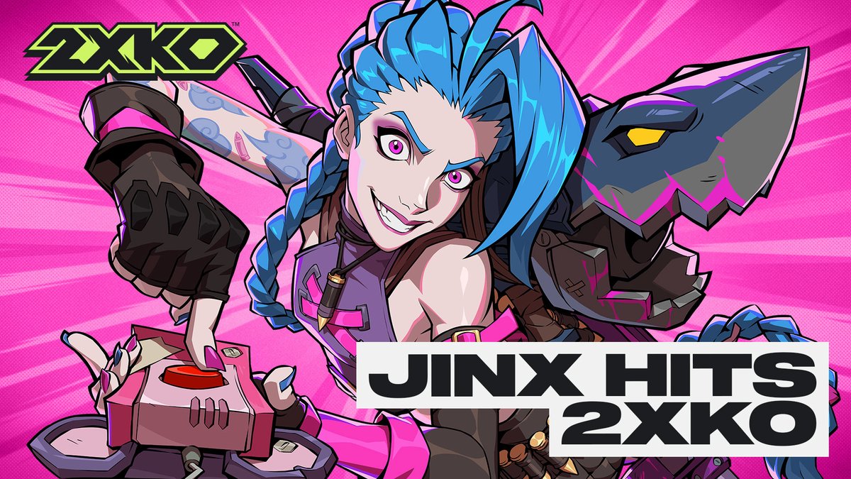 Jinx hits 2xko in 2025. sign up to playtest her at #Arcane is available to watch now on Netflix while you wait
