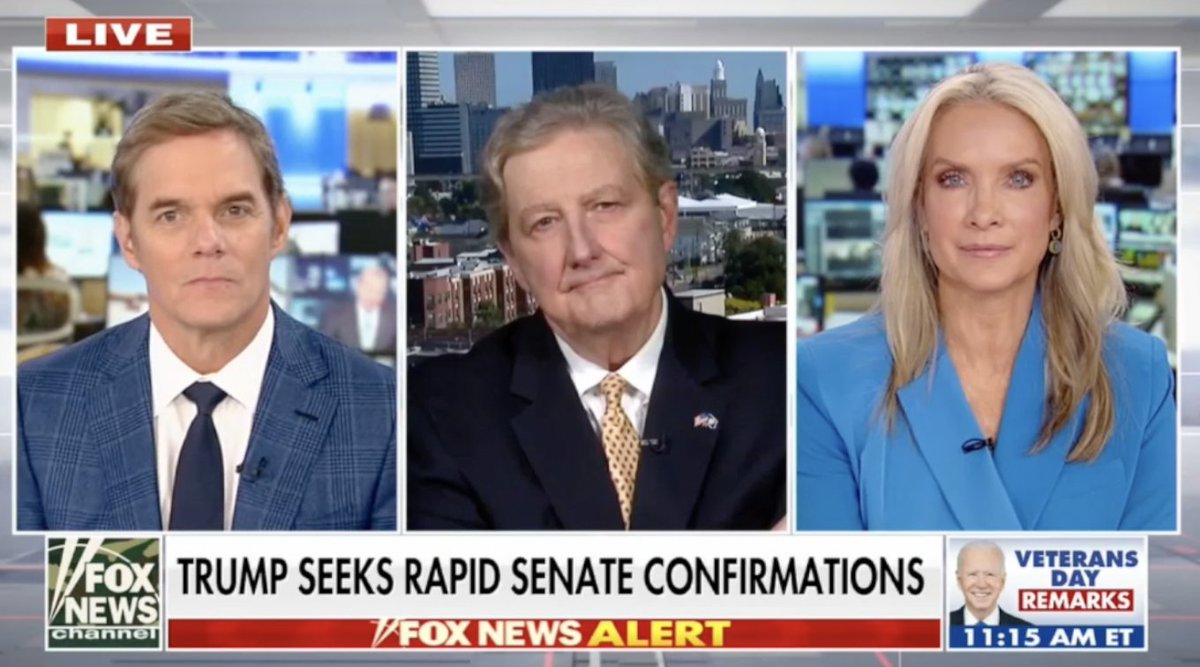 We're going to get Pres. Trump's nominees confirmed and Pres. Biden's people out.