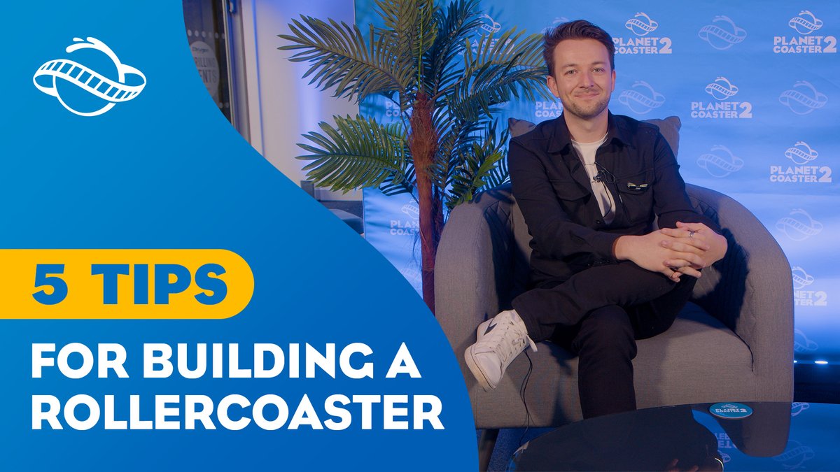 Just getting started with #PlanetCoaster2? 📝 Check out these 5 top tips to building a successful park with John - the mastermind behind Hyperia at Thorpe Park Official