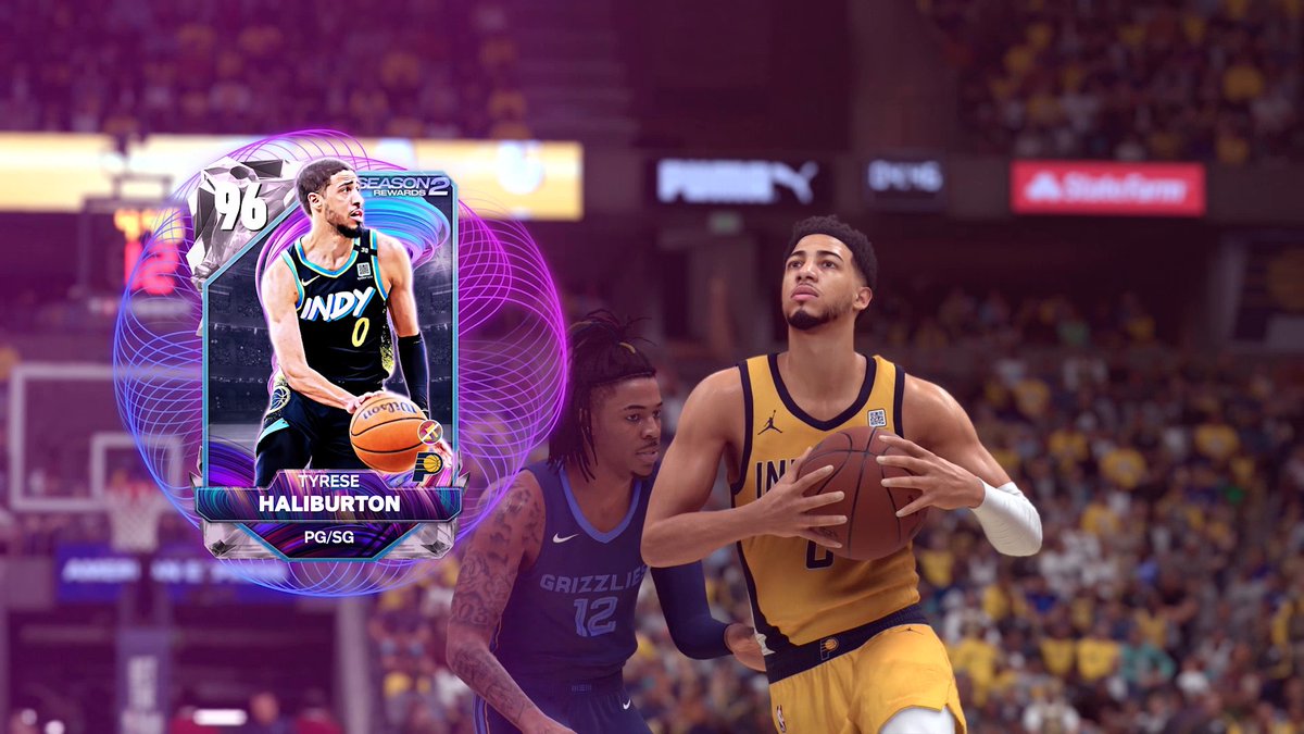 What level are you in Season 2? 👀 Get a Pink Diamond Tyrese Haliburton card in MyTEAM when you reach Level 40!