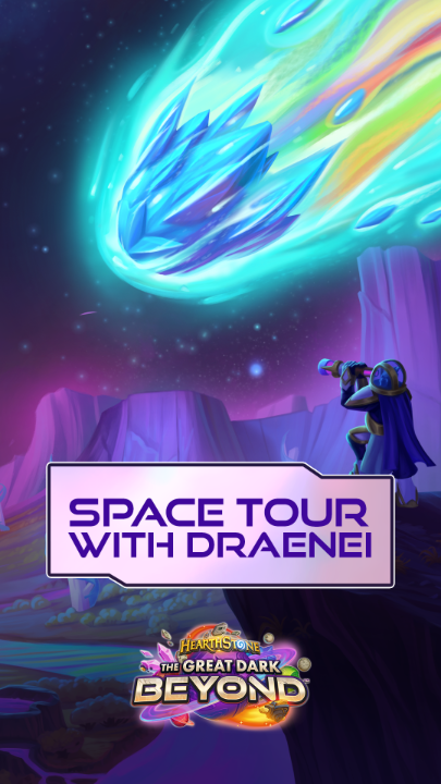 Hop on our Starship and take a tour of the cosmos with the Draenei as they search for a new home 🚀