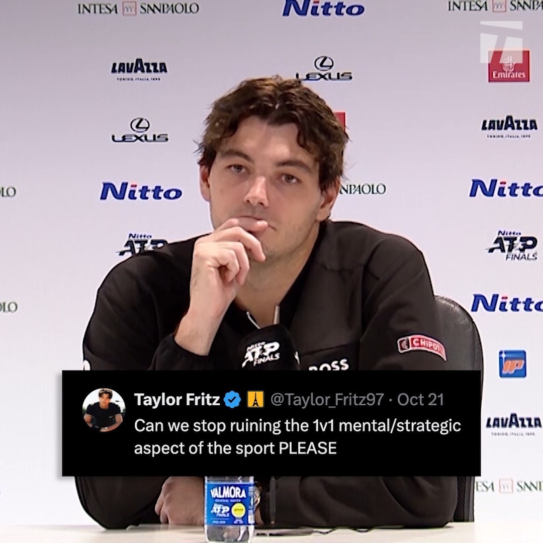 Taylor Fritz on the new rule allowing off-court coaching in 2025 🗣️ #NittoATPFinals | Taylor Fritz