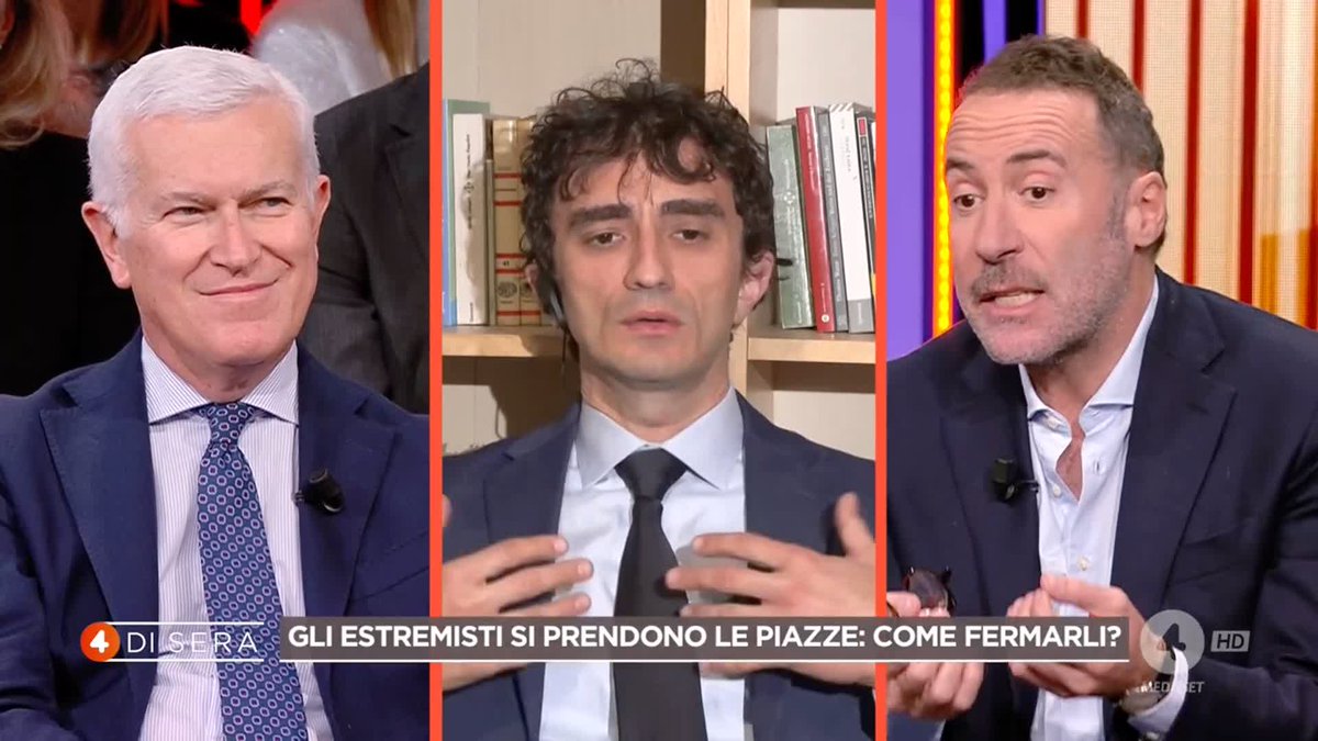 Galeazzo Bignami: "Uno di Destra non dovrebbe uscire di casa perchè rischia di essere menato" Cosa ne pensate? Ne stiamo parlando ora a #4disera in diretta su #Rete4 e in streaming su Mediaset Infinity