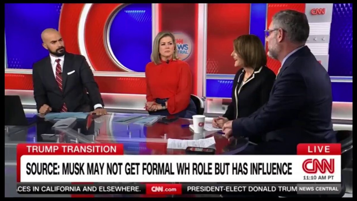🇺🇸 CNN: ELON IS LIKE THE ‘FIRST BUDDY’ CNN Correspondent, Gloria Borger: “I think Musk is becoming like first buddy; he’s hanging around, foreign leaders call, Trump puts him on the phone with them. I think, in a funny way, Donald Trump is in awe of Elon Musk because he’s so rich.” Are they jealous, I think so… Source: CNN, police frequency