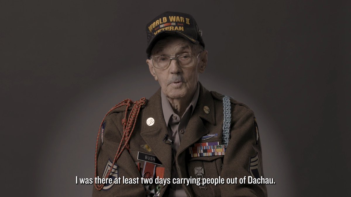 Just weeks before he died at age 99, World War II veteran Darrell Bush recalled the horrors he witnessed at the Dachau concentration camp soon after liberation in 1945. #VeteransDay