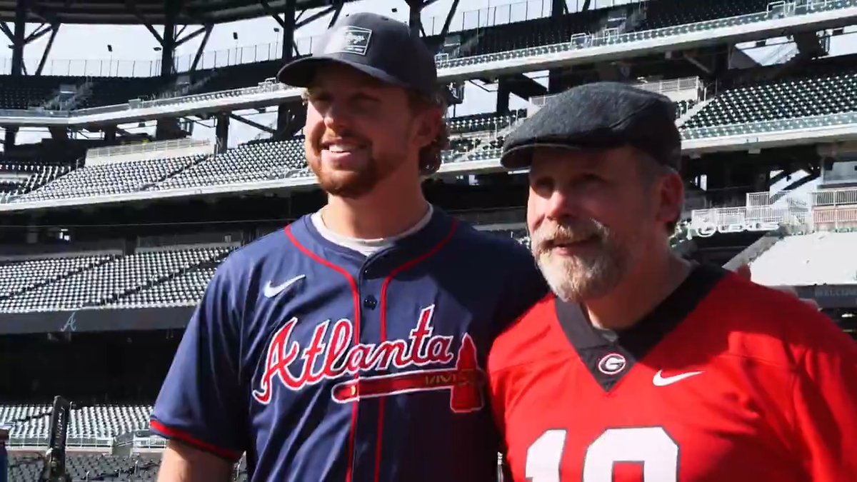 “A couple of them have shown their appreciation to me, but in return, I tell them thank you for your service because they are the true heroes.” Last Friday, Spencer Schwellenbach, Nick Green and Collin McHugh spent time with Veterans at the Atlanta Braves Warrior Classic🇺🇸💙