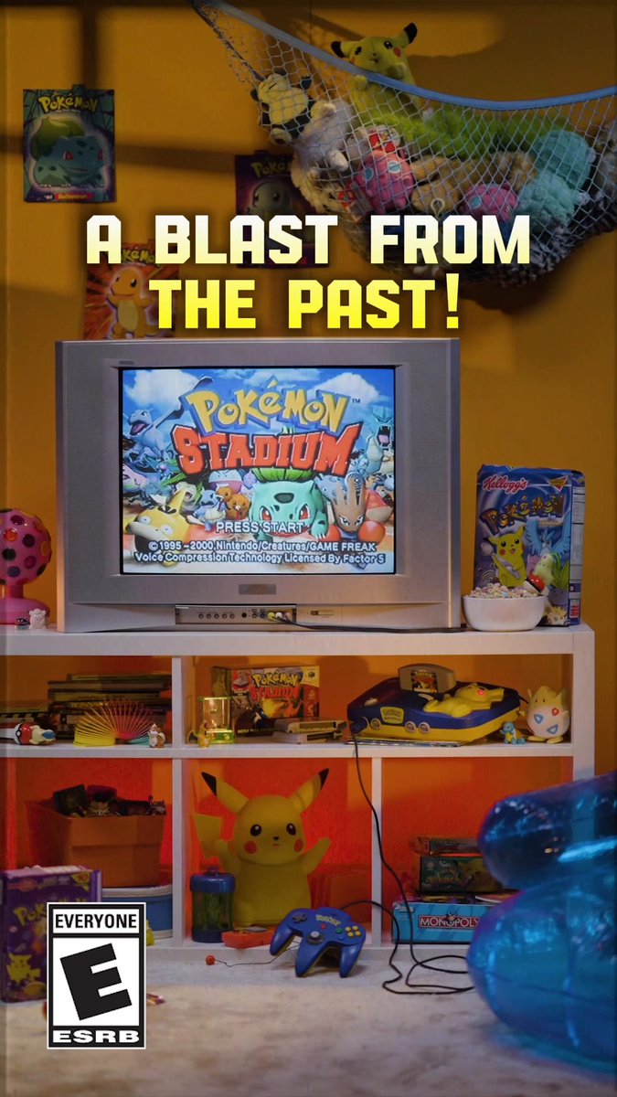 Picture it: The year is 2000 and you just got Pokémon Stadium on the Nintendo 64!