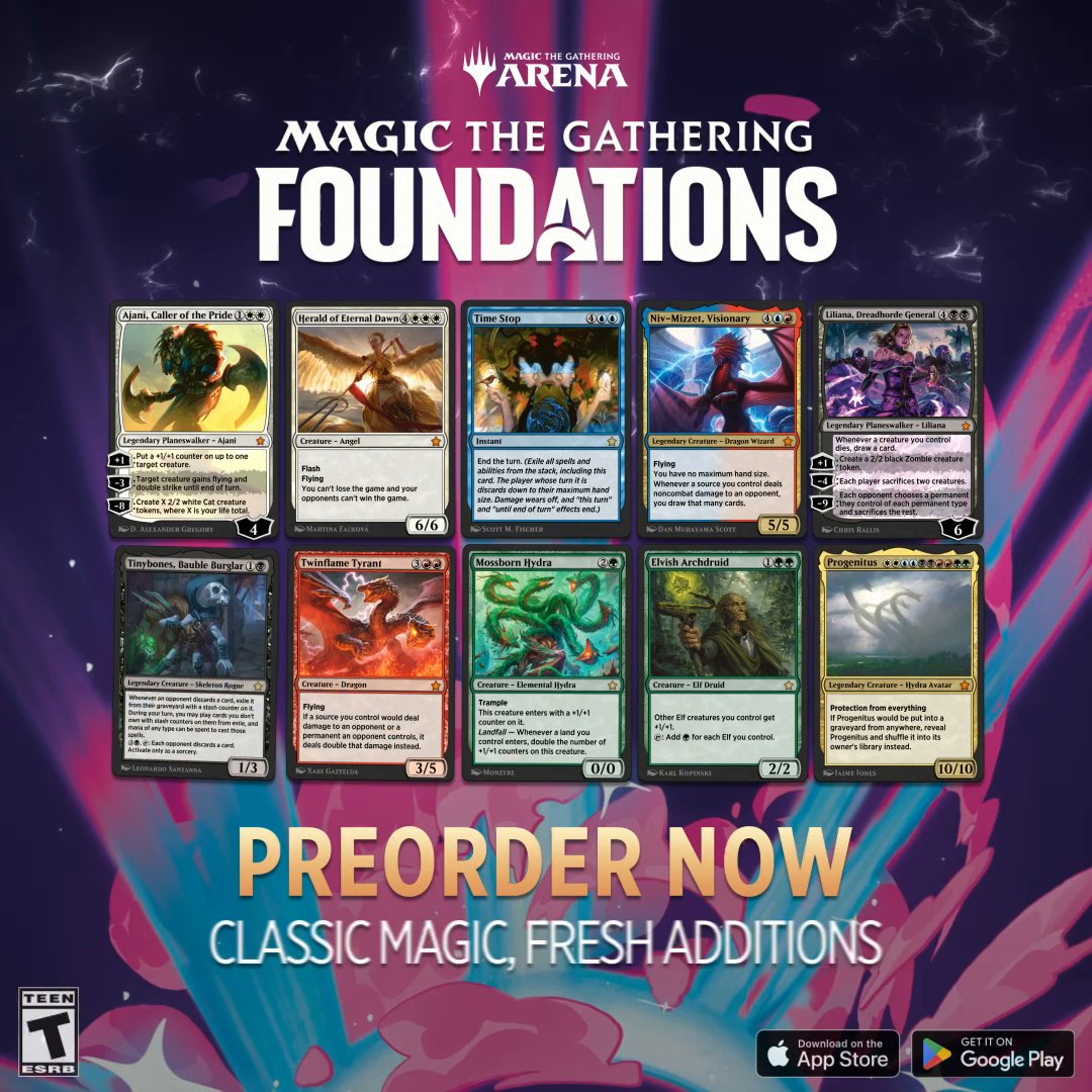 Who's ready for #MTGFoundations tomorrow?! Get the details on new cards, preorders, events and more in this week's announcements. 📖 Read here: