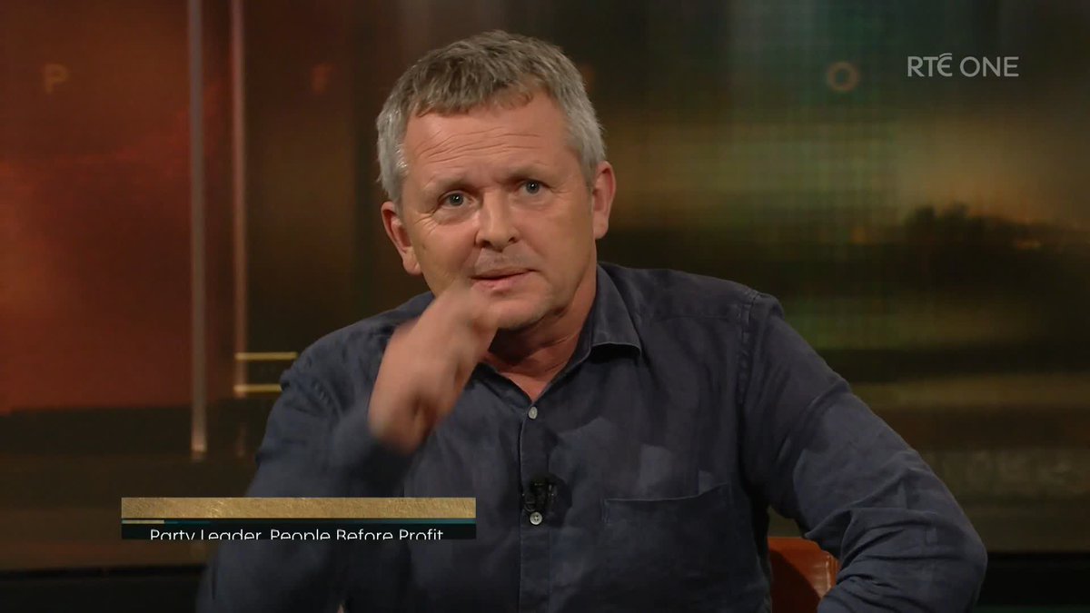 “The private sector is simple not capable of delivering houses that are affordable so 60 to 70% of ordinary working people are completely priced out of ever buying their own home” Richard Boyd Barrett tells Katie Hannon #rteupfront RTÉ News @rteone