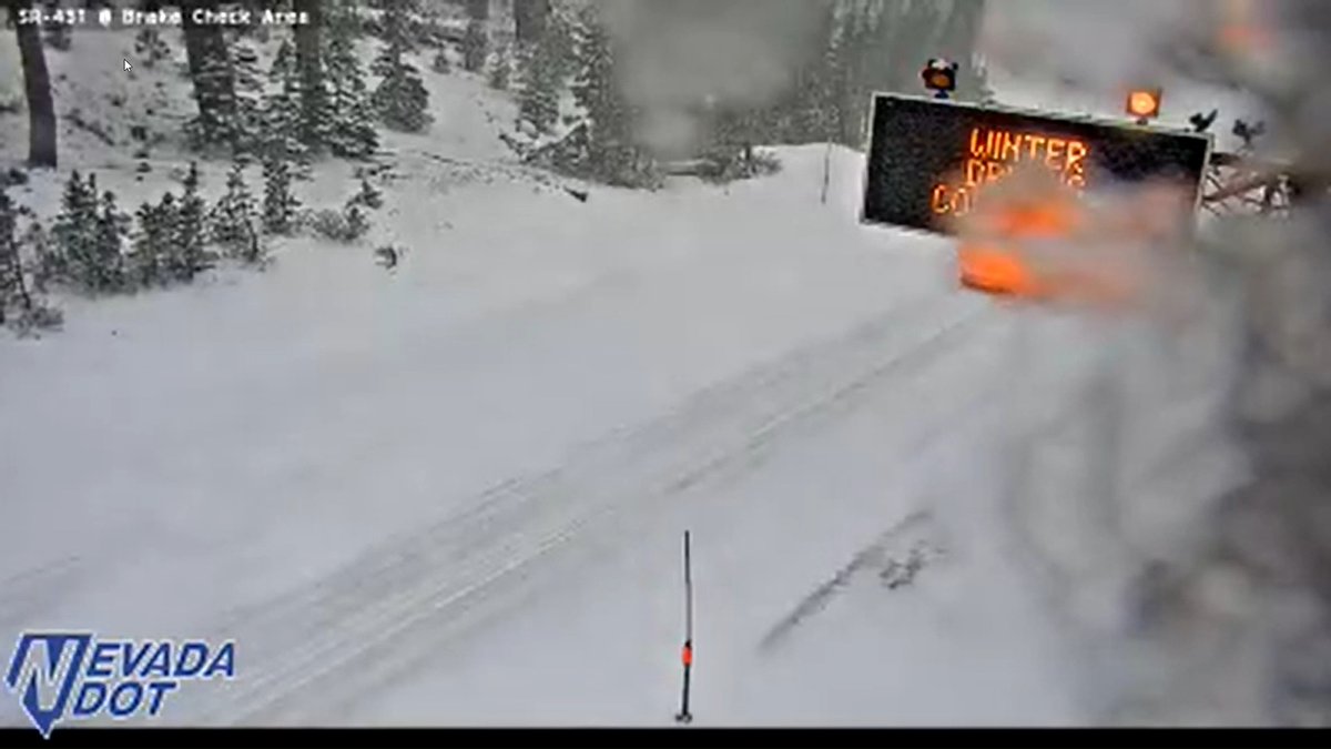 Holy snow! Here's a look at current conditions in the Sierra including I-80 over Donner Summit as well as Mt. Rose Highway. Are you ready for winter?!