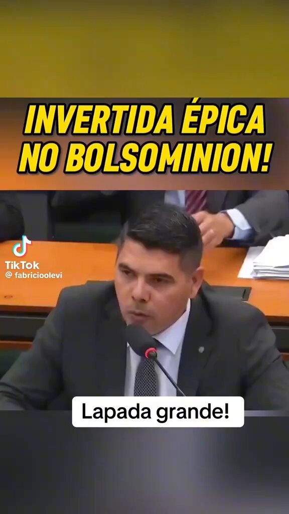Essa lapada no espinhaço entrou pros anais do congresso nacional. Lapada grande