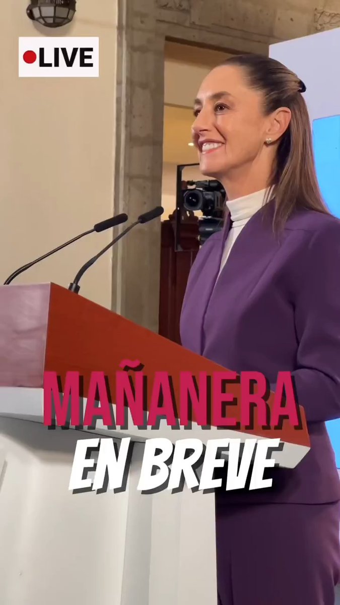 La #MañaneraEnBreve de la presidenta Claudia Sheinbaum Pardo: ⚖️ Participa en proceso de elección extraordinario del Poder Judicial. 🧾 Congelados, saldos y mensualidades de dos millones de créditos Infonavit anteriores a 2013. 🏠 Avances de Vivienda para el Bienestar.