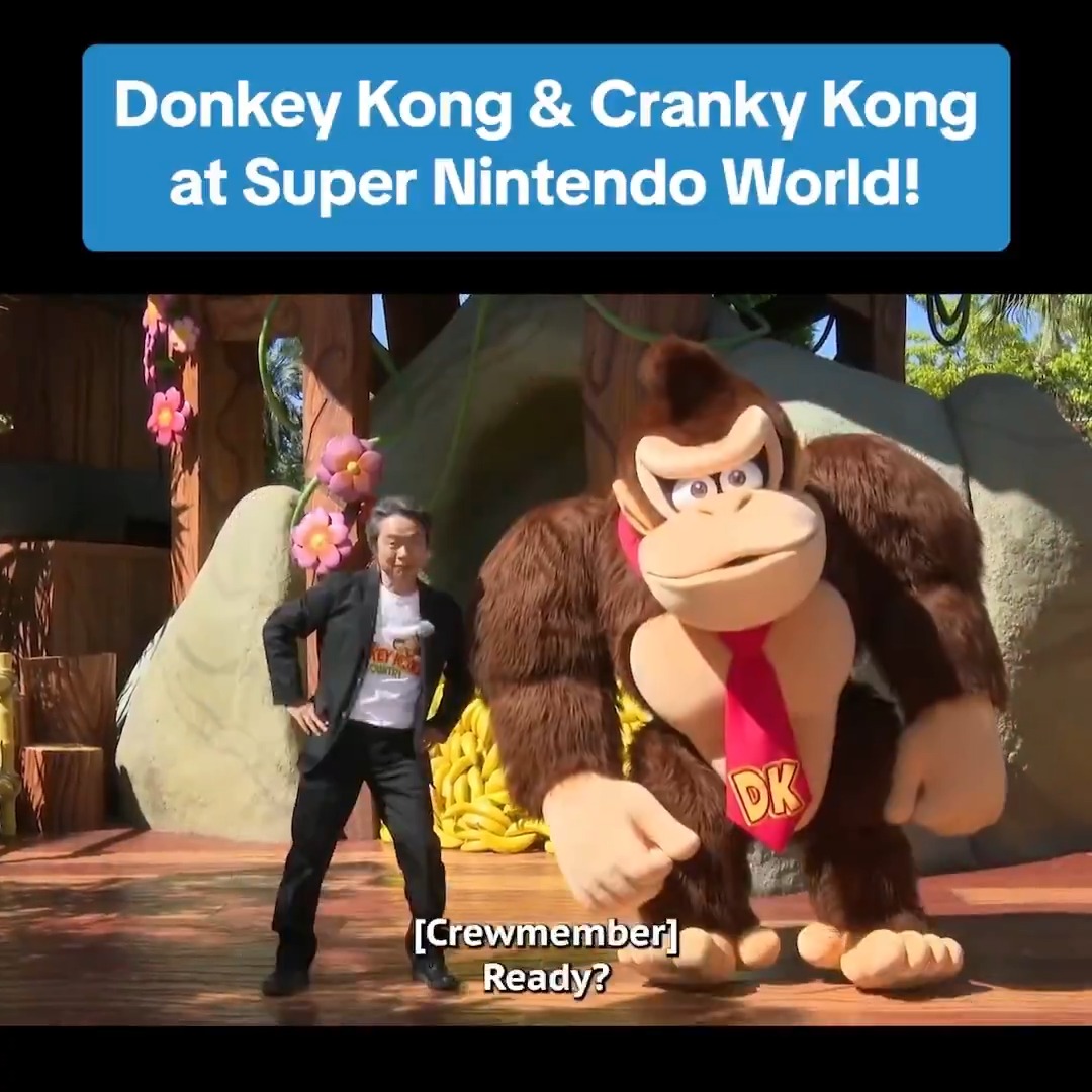 You can meet Donkey Kong himself at Super Nintendo World! Donkey Kong Country at Universal Studios Japan opens December 11, 2024 🍌
