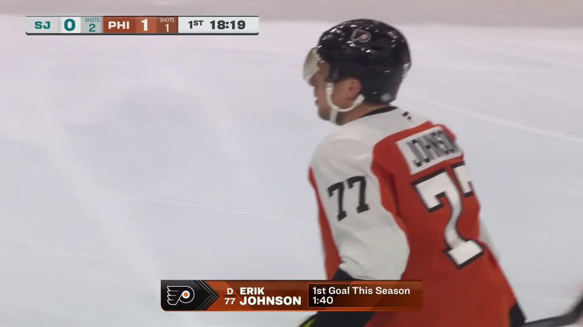 Erik Johnson scores a goal and then immediately gets into a fight 🔥 Gordie Howe hatty watch 👀