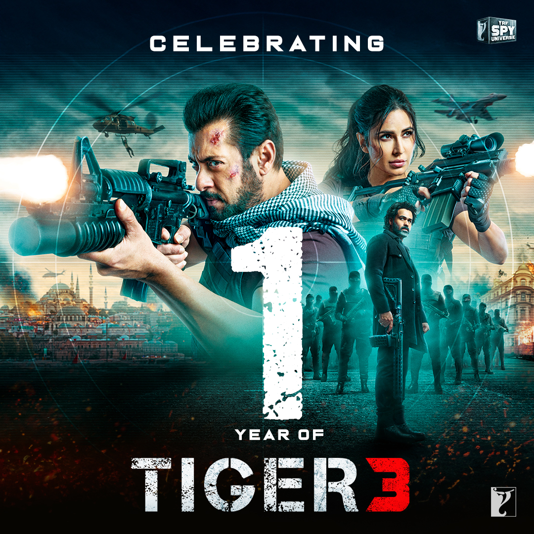 Non-stop thrills, high-octane energy, and action that continues to rule! 🔥 #1YearOfTiger3