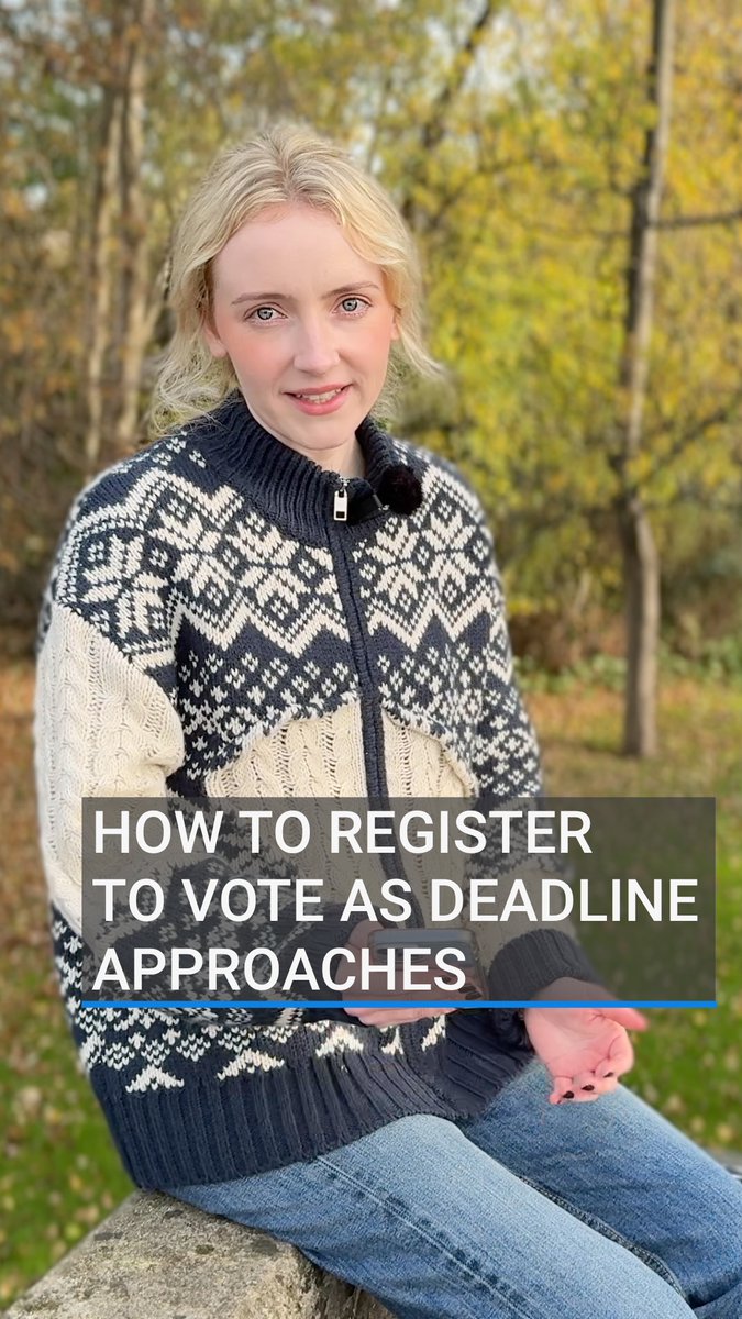 Have you registered to vote in the General Election? The deadline to do so is today. #rtenews #Election24 #GE24