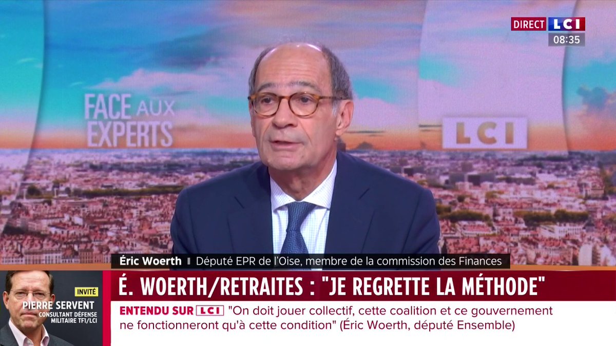 ➡️ Retraites 🗣️ "Laurent Wauquiez n'est pas ministre, il a parlé au nom du Premier ministre. Si on pouvait à un moment donné jouer collectif, ce serait bien" : Eric Woerth