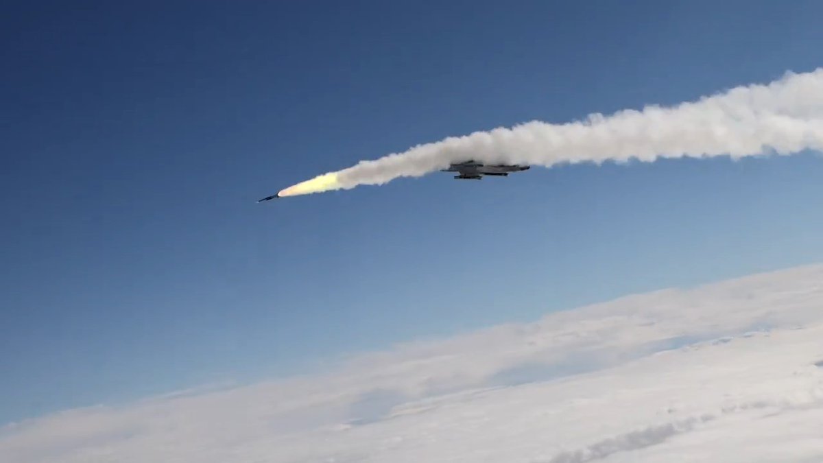 Meteor is an advanced radar-guided, beyond-visual-range air-to-air missile with the greatest no-escape zone. Gripen E can carry seven of them simultaneously. Read more:
