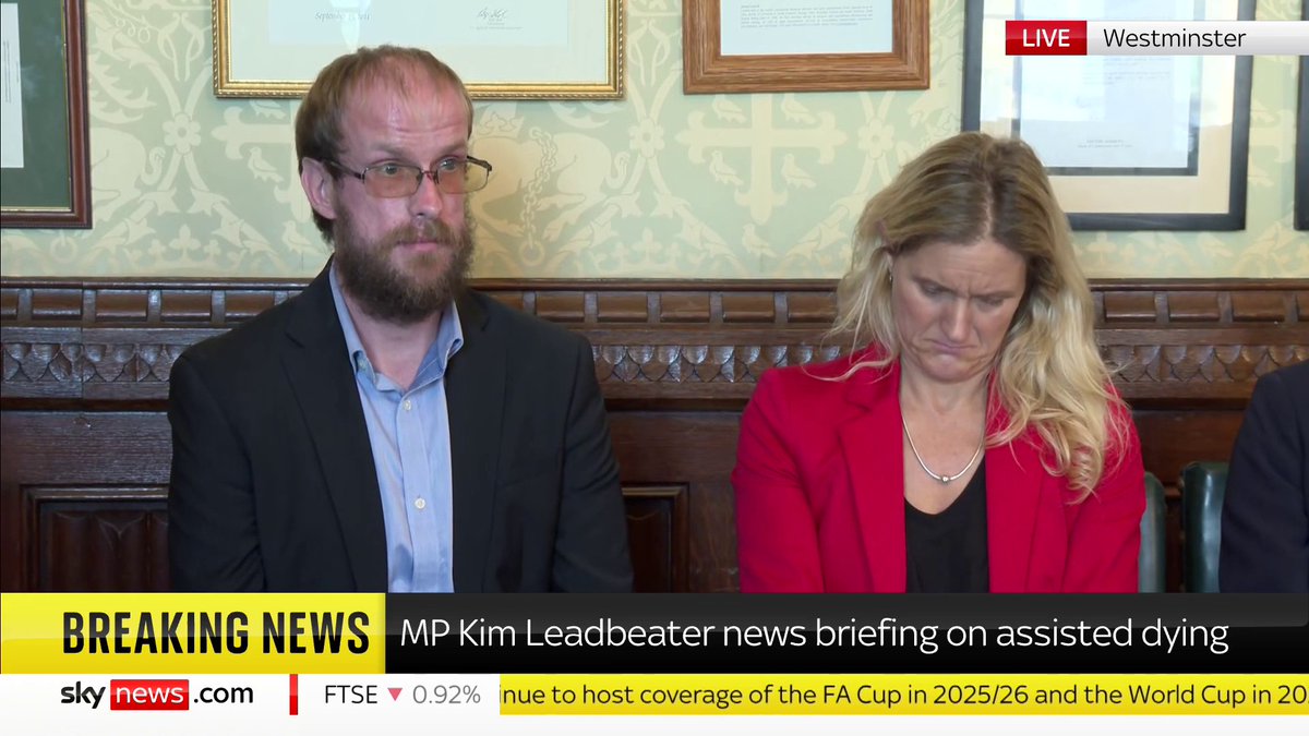 "My very death depends on it." Nathaniel Dye, who has terminal cancer, shares his story and explains why he thinks assisted dying should be legalised in the UK. 📺 Sky 501 and YouTube
