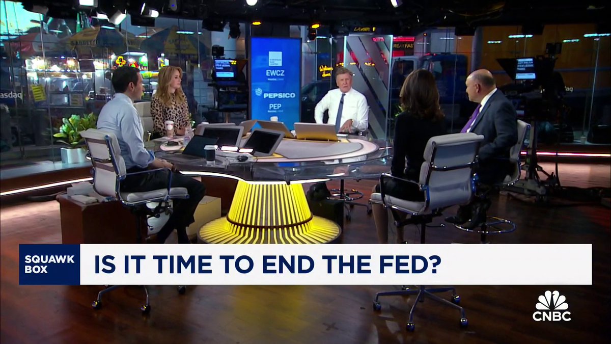 "The Fed often claims it has responsibility for stable prices, but nobody got fired after we had the worst inflation in 40 years. I think it's healthy to challenge some of the powers that have been accumulated by the Federal Reserve," says Judy Shelton on calls to #EndTheFed.