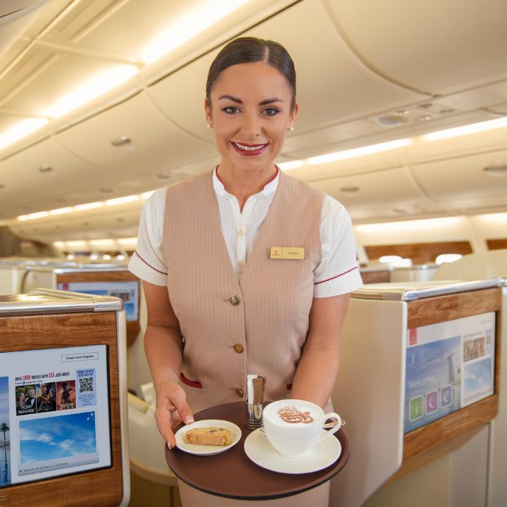 The only thing smoother than the flight? This cup of coffee. ☕✨