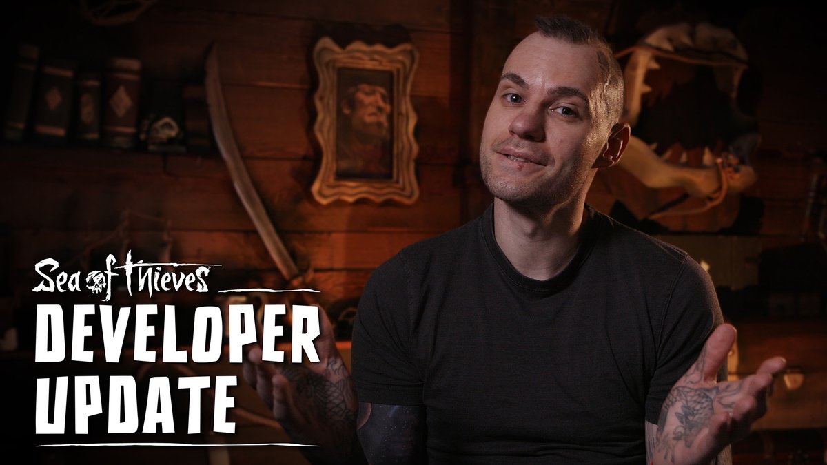 The Developer Update returns! Including some of the tweaks arriving in this week's update, news on recent cheater-tackling efforts and some changes to the reputation levels and rewards earnable in Safer Seas. Why not grab a drink and join Drew in the tavern when you're ready?