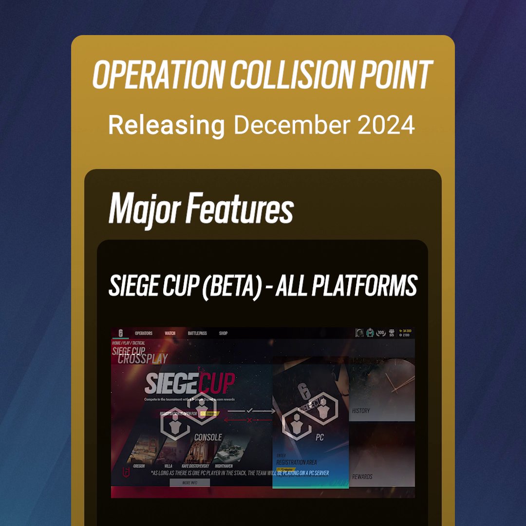 ✨ MID-SEASON ROADMAP UPDATE ✨ Get your Y9S4 sneak peek: 🔀 Console to PC Crossplay ⚖️ Balancing for shields &amp; more 👻 Phantom Player - Improved Lobby Balancing ⚔️ Siege Cup Beta - All Platforms 🎖️ Reputation System Refresh ✅ &amp; more! 🔗