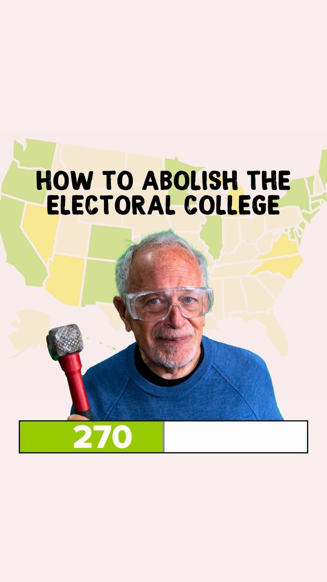 Why should the presidential election always come down to the same swing states? Shouldn't your vote count as much no matter where you live? Here's how it can.