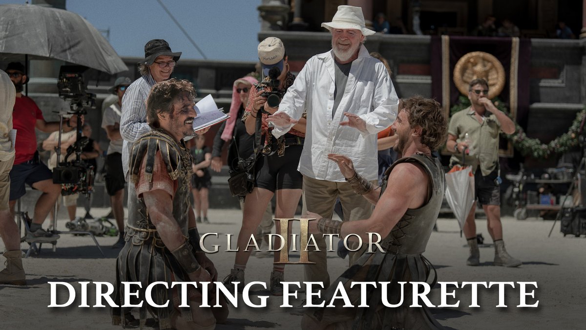 Get a behind-the-scenes look at the making of #GladiatorII with Ridley Scott and cast. Return to the arena and get tickets now to see the movie only in theatres November 22