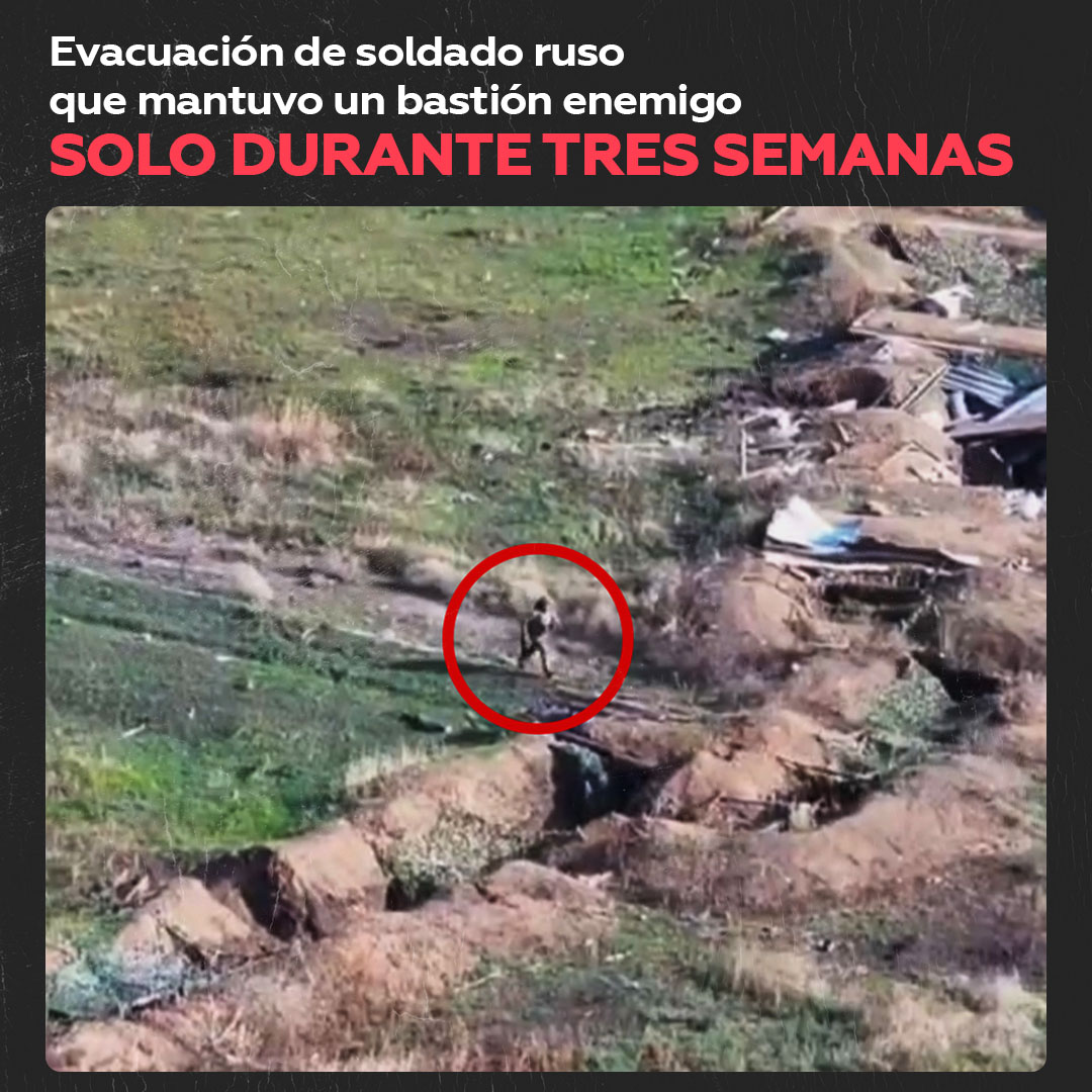 🇷🇺🪖 Soldado ruso controló él solo una fortificación enemiga por 3 semanas Zakaria Alíyev estuvo en una posición fortificada en Zaporozhie, defendiendo el área él solo por tres semanas sin comunicación ni acceso a agua. Su única fuente de alimento fue un saco de cebollas.