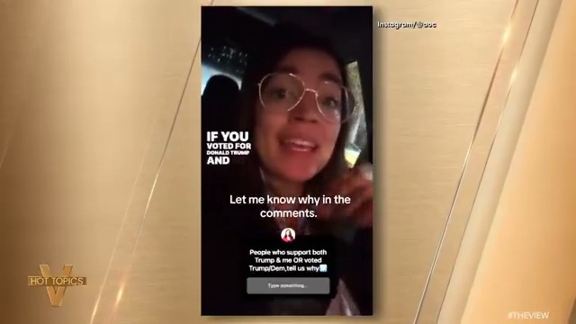 AOC ASKS SUPPORTERS WHY THEY BACKED TRUMP: After Congresswoman Alexandria Ocasio-Cortez posted a question to her Instagram followers to try to make sense of last week's election results, #TheView co-hosts weigh in.