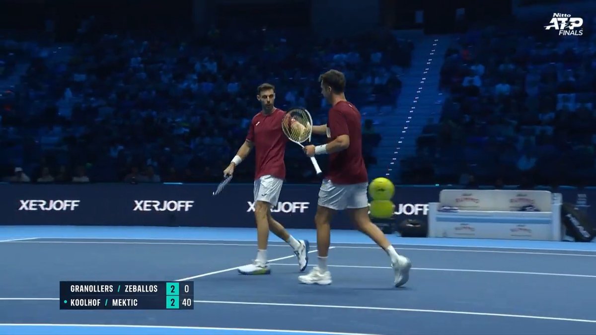 High-level DOUBLES 🫸🫷 Sensational hands from horacio zeballos &amp; Marcel Granollers ⚡️ #NittoATPFinals