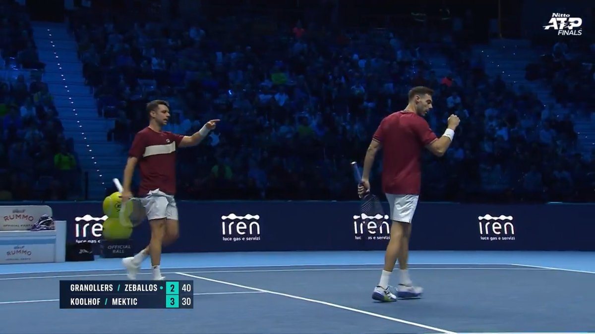 THAT IS SPECIAL, Marcel Granollers!!! ✨✨ #NittoATPFinals